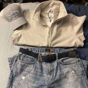 NWT MENS REIGNING CHAMP FULL ZIP ATHLETIC WEAR.